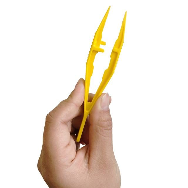 Plastic tweezers, craft and medical
