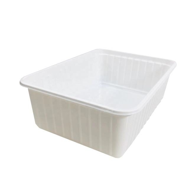 Transparent biodegradable food tray