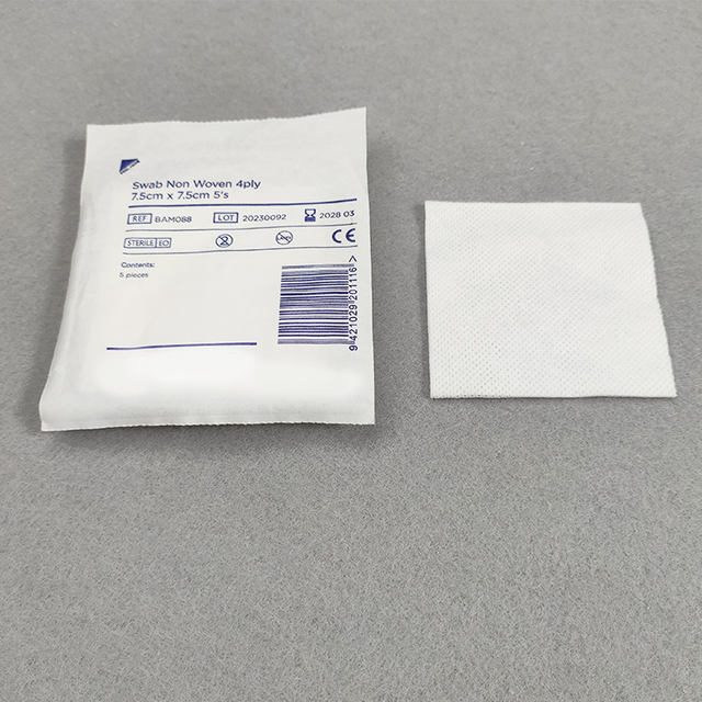 Highly absorbent gauze swab pad